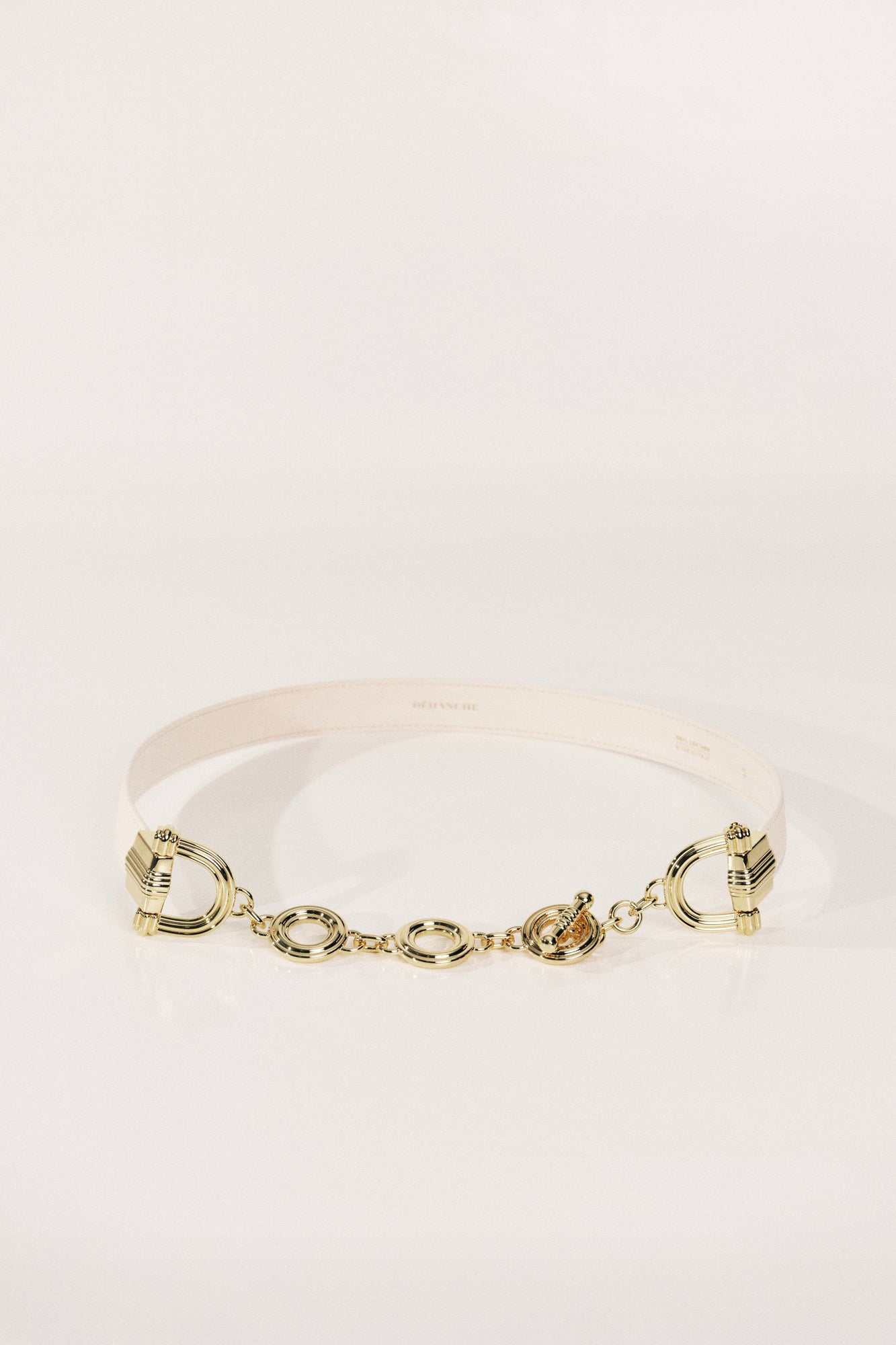 Elysees Belt | Ivory & 24K Gold