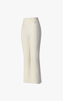 Delphine Cropped Flare Pant | Powder