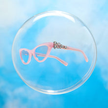 Womens | Glinda Upland For Good Sunglasses | Glassy Pink Crystal | Silver Flash Lenses