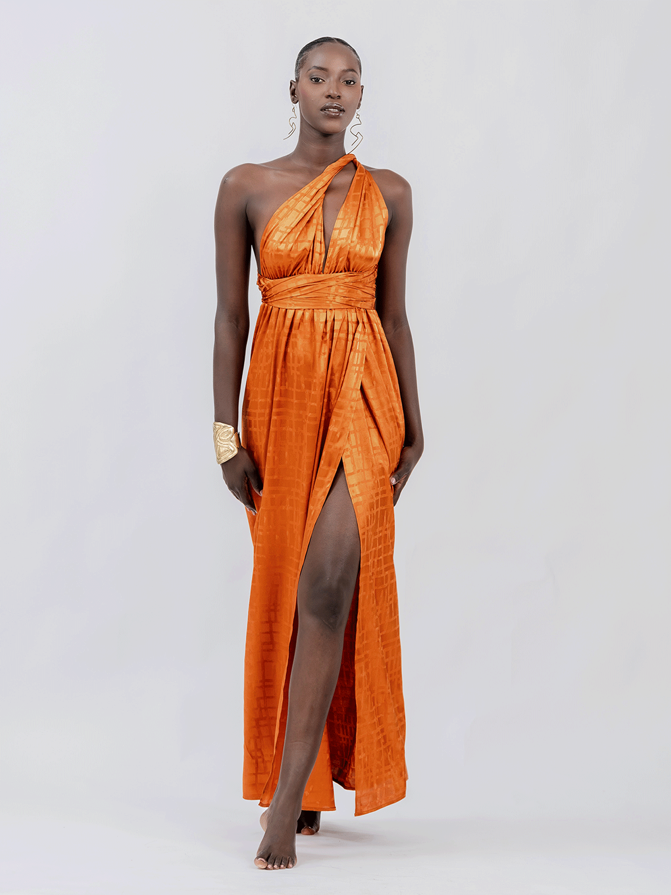 Mailys Dress | Dhaw Rust
