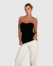 Women | Distant Memories Knit Bustier | Black