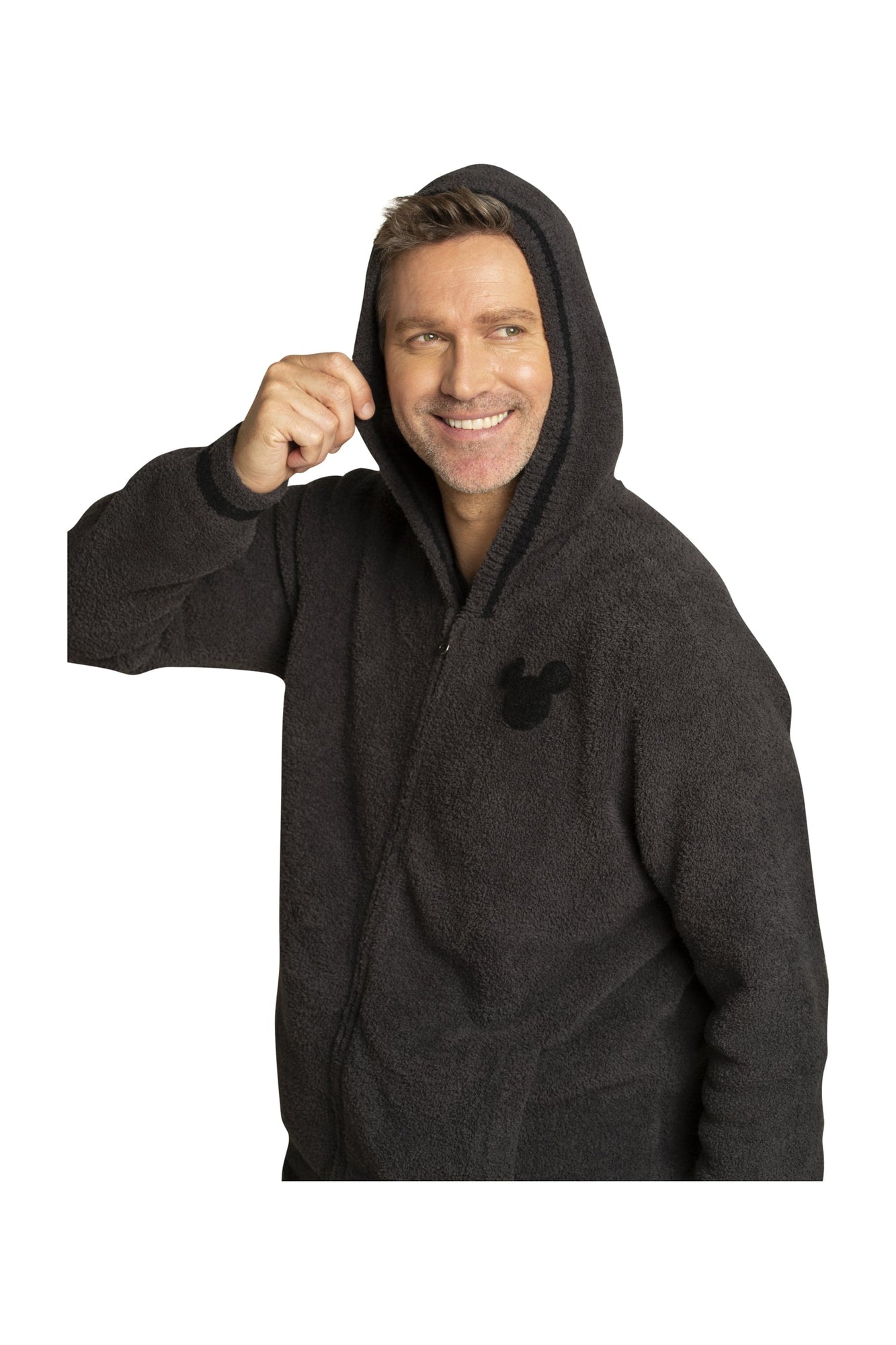 Mens | Cozychic Classic Disney Mickey Hoodie | Carbon