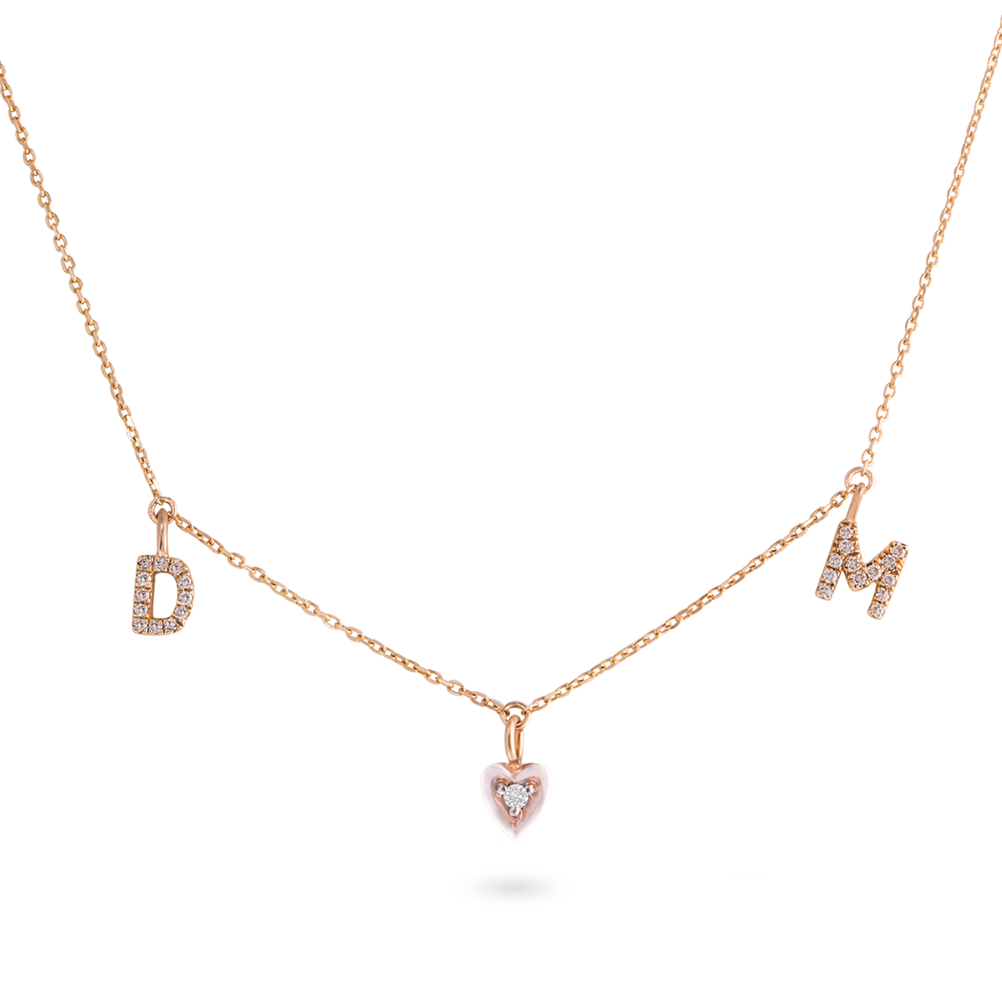 Double-Up Let's Get Personal Diamond Necklace