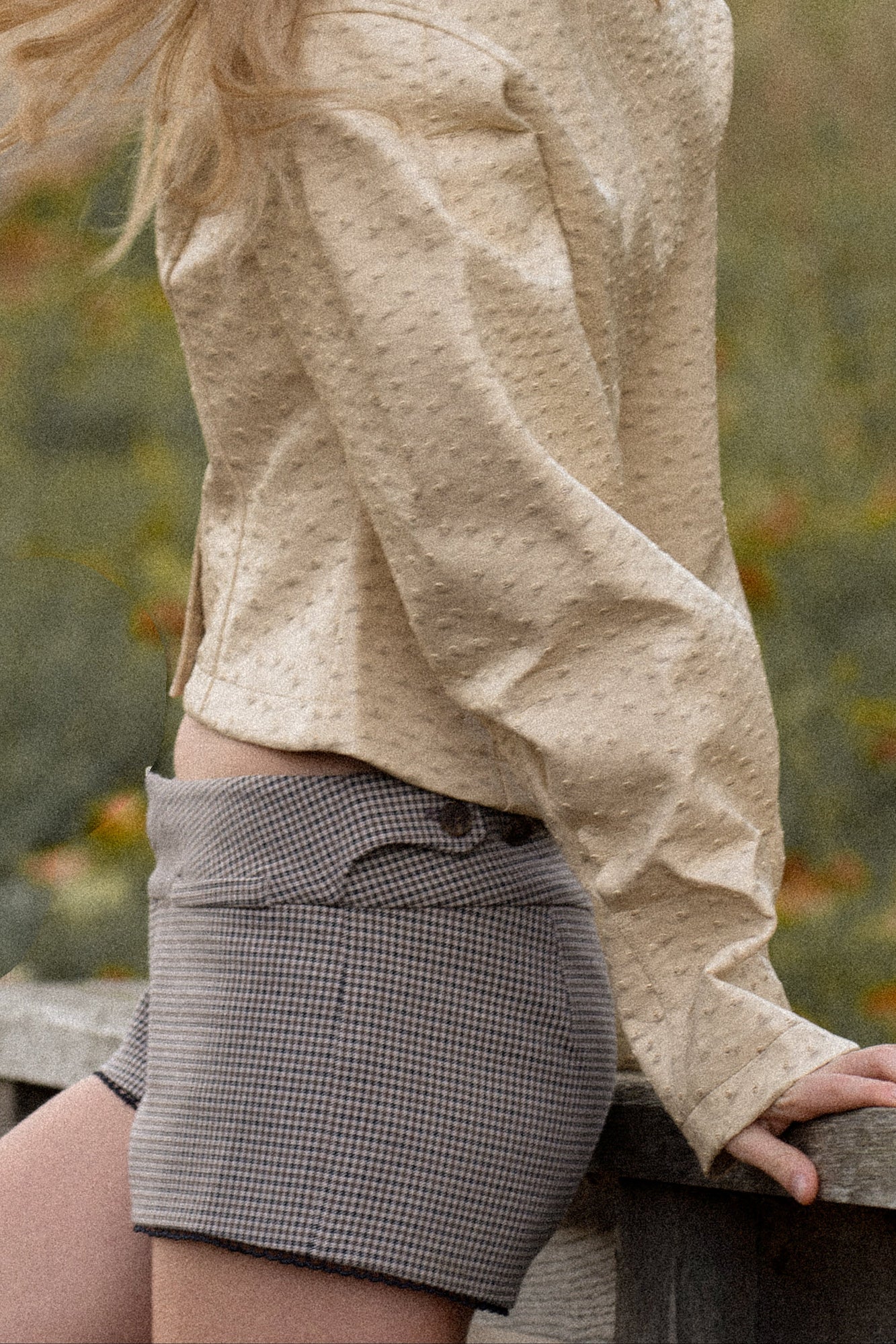 Houndstooth Mini Short | Multicolor