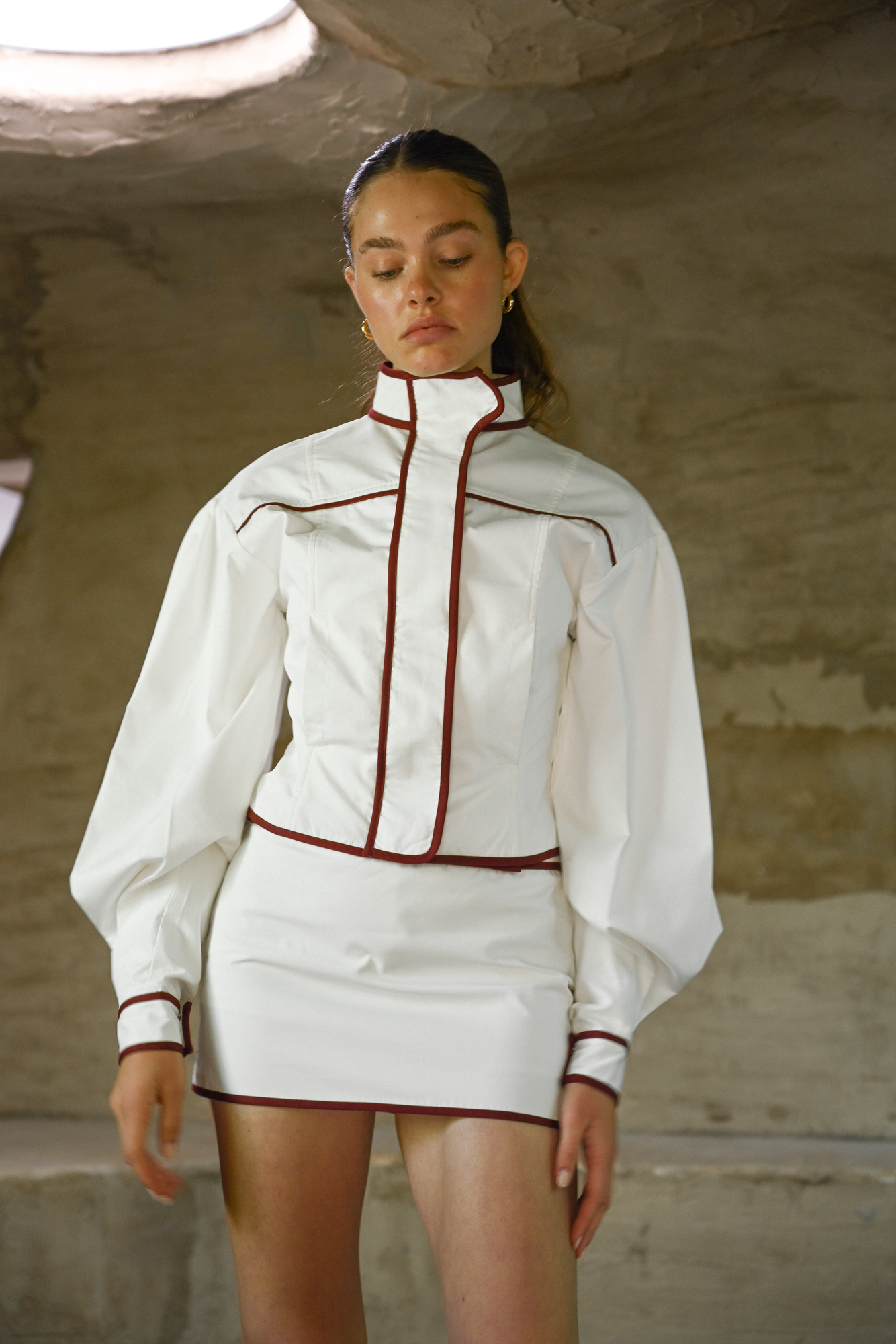Mindy Cotton Jacket | Offwhite
