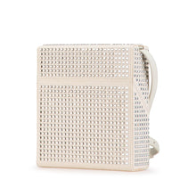 Bottega Veneta | Pre-Owned Crystal Embellished Canvas Daisey Crossbody | Brown/Light Beige