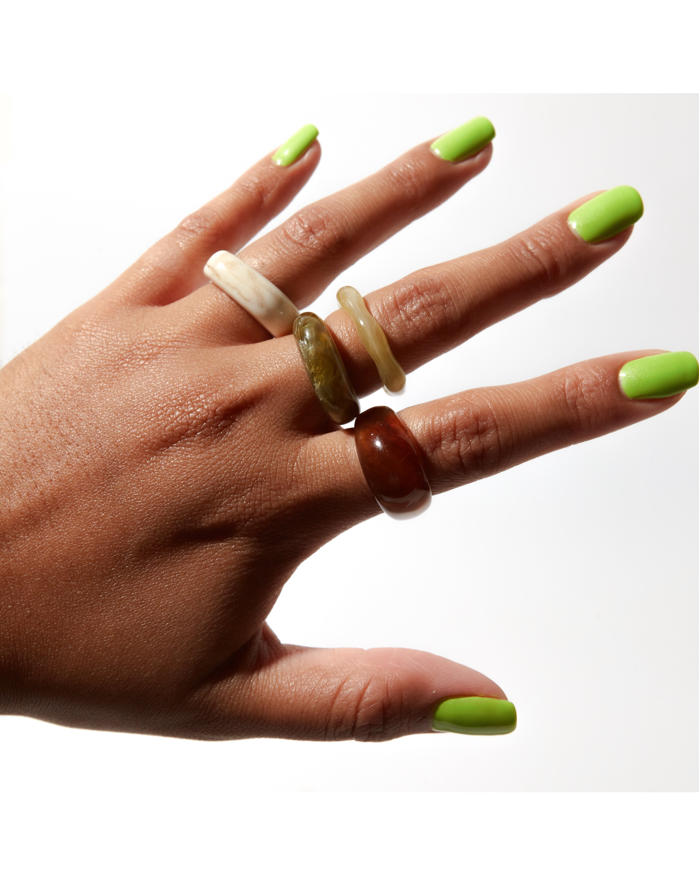 Size 5 - 9 | Dallas Resin Ring | Brown