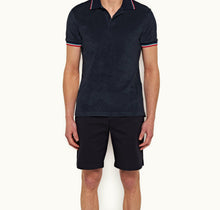 Dane Cotton Twill Longest-Length Cotton Twill Shorts | Night Iris