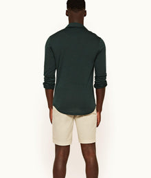 Dane Cotton Twill Longest-Length Cotton Twill Shorts | Oatmeal