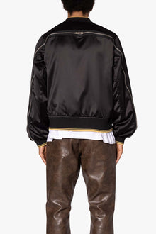 Dark Bark Double Zip Jacket | Black