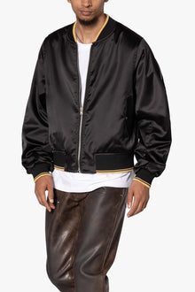 Dark Bark Double Zip Jacket | Black