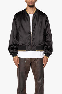 Dark Bark Double Zip Jacket | Black