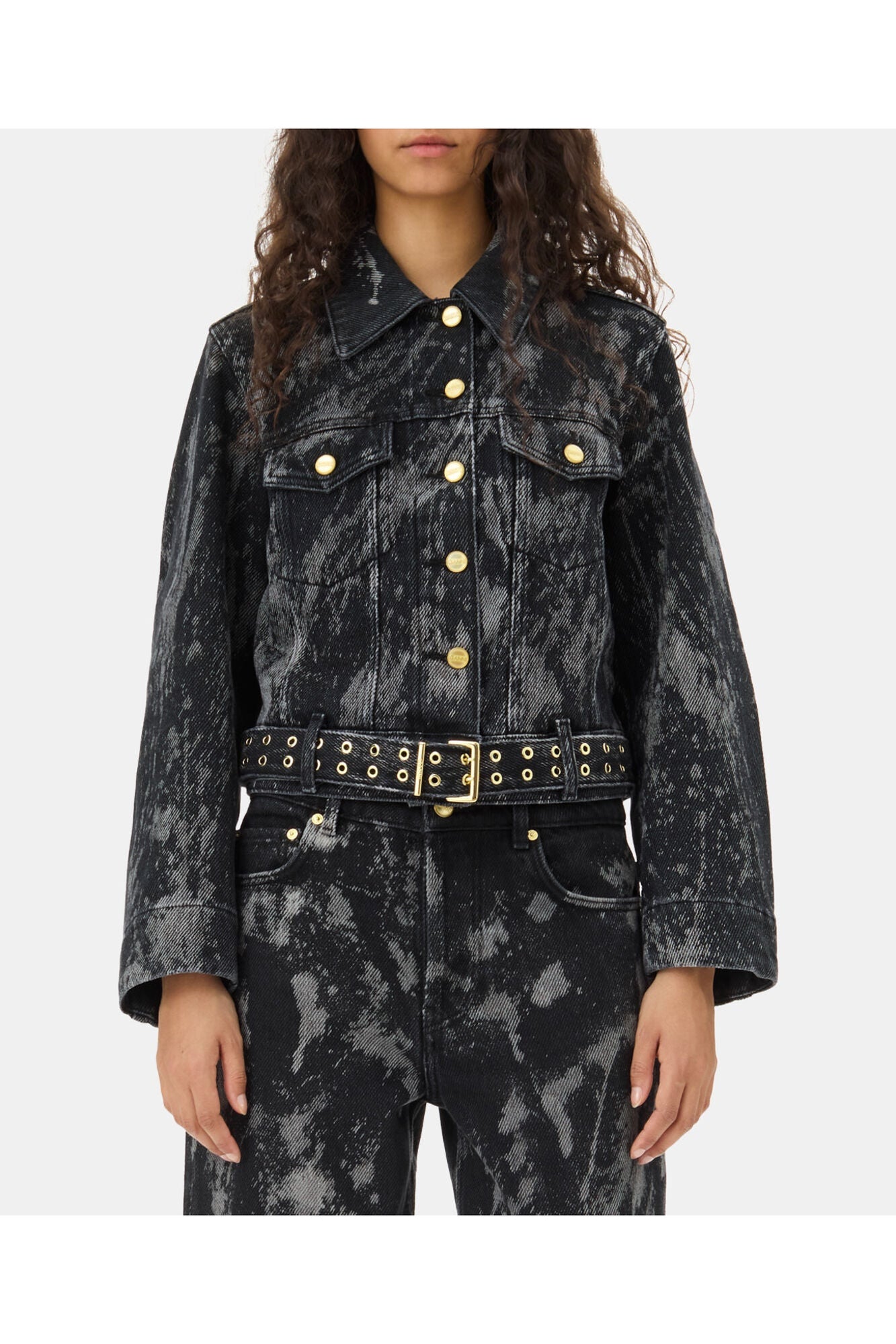 Denim Jacket | Washed Black/Black