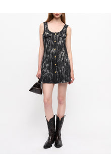 Denim Mini Dress | Washed Black/Black (V2)