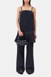 Denim Strap Mini Dress | Rinse