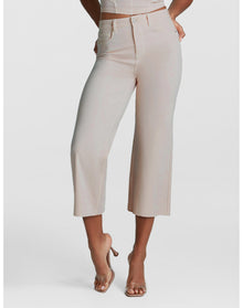Do It All Denim High-Rise Cropped Wide Leg | Porcelain