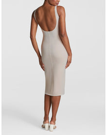 Do It All Denim Midi Tank Dress | Porcelain