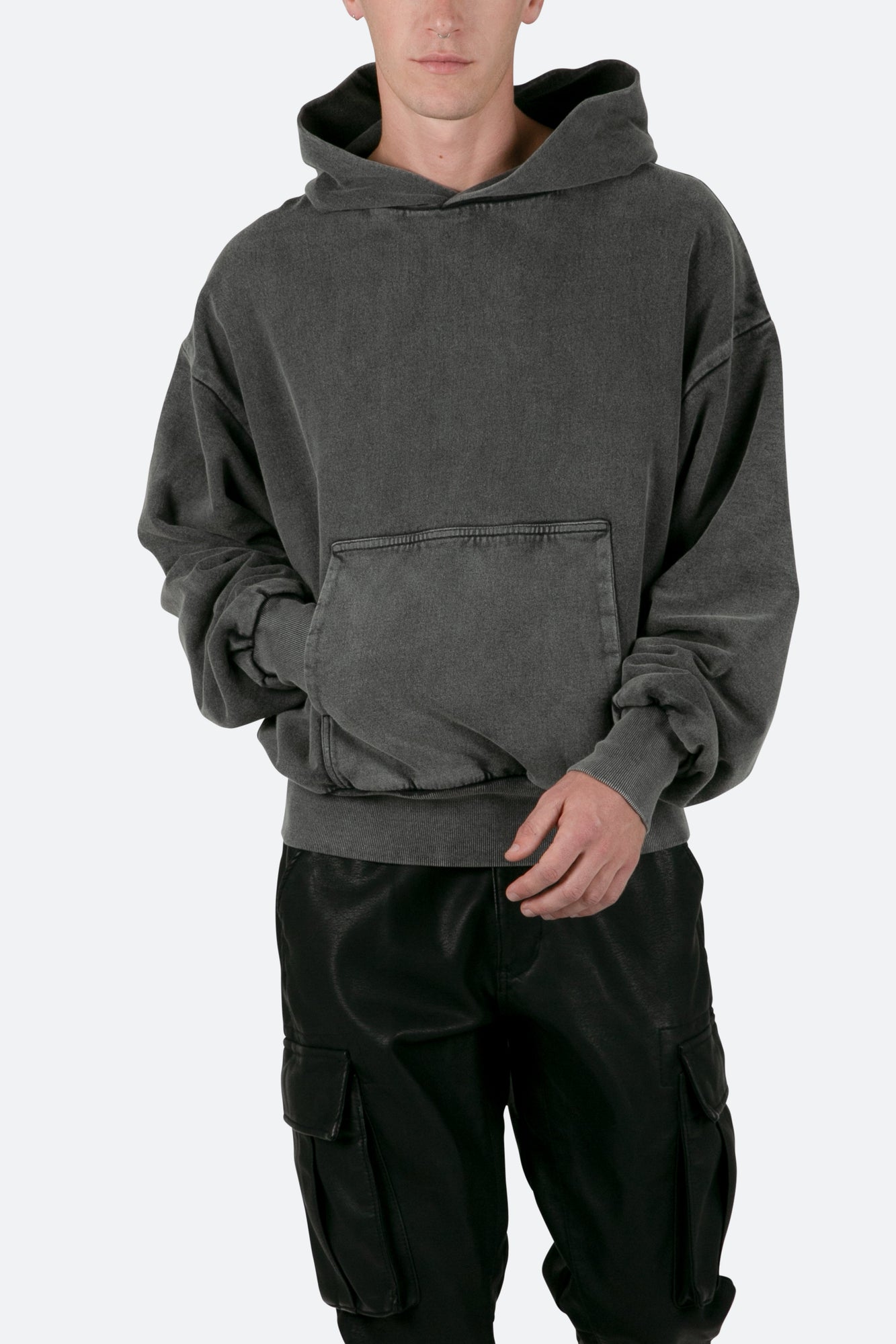 Double Layer Hoodie | Vintage Black