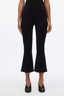 Compact Cropped Kickflare Pant | Midnight