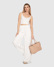 Women | Everywhere All At Once Wide Leg Pant | White
