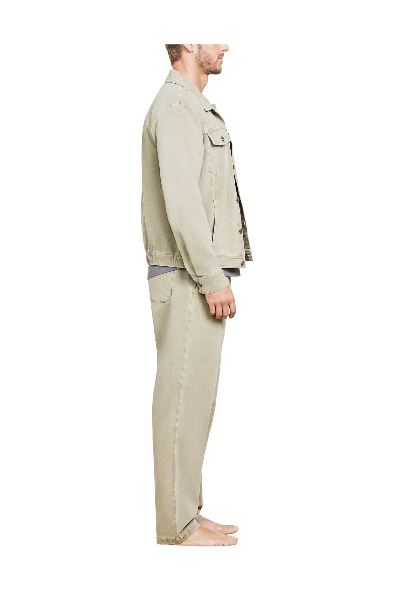 Mens | Malibu Collection Brushed Twill Jacket | Military