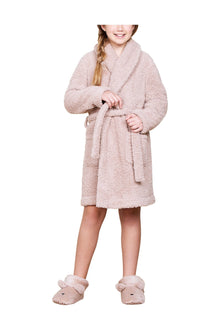 Youth | Faux Fur Bear Bootie | Antique Taupe