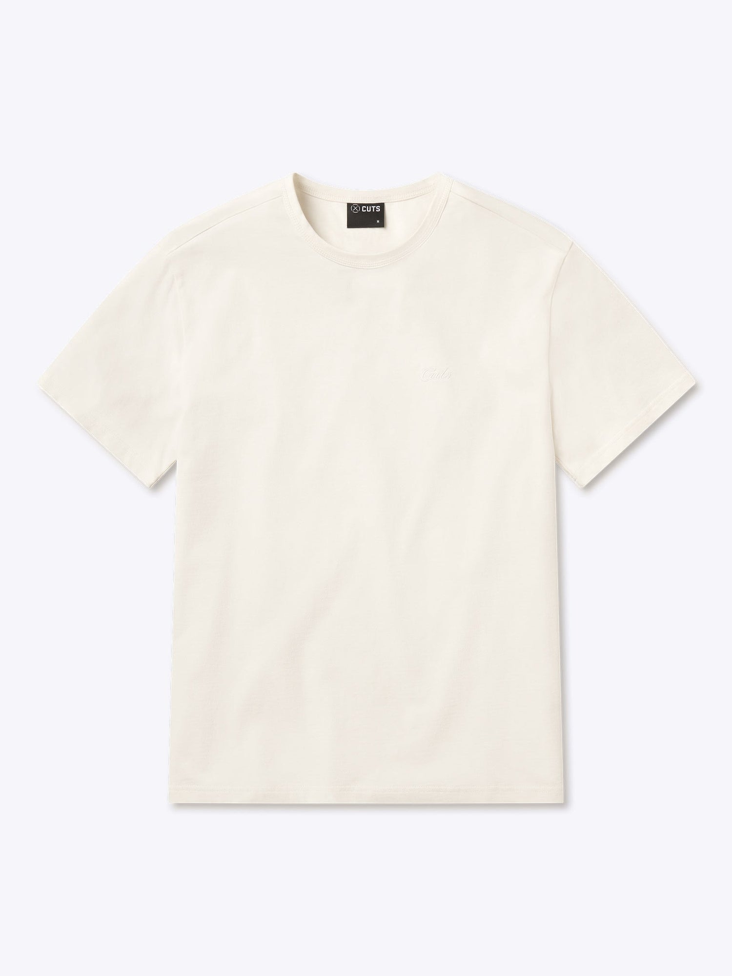 Mens | Script Relaxed-Fit Overtime Tee | Eggshell