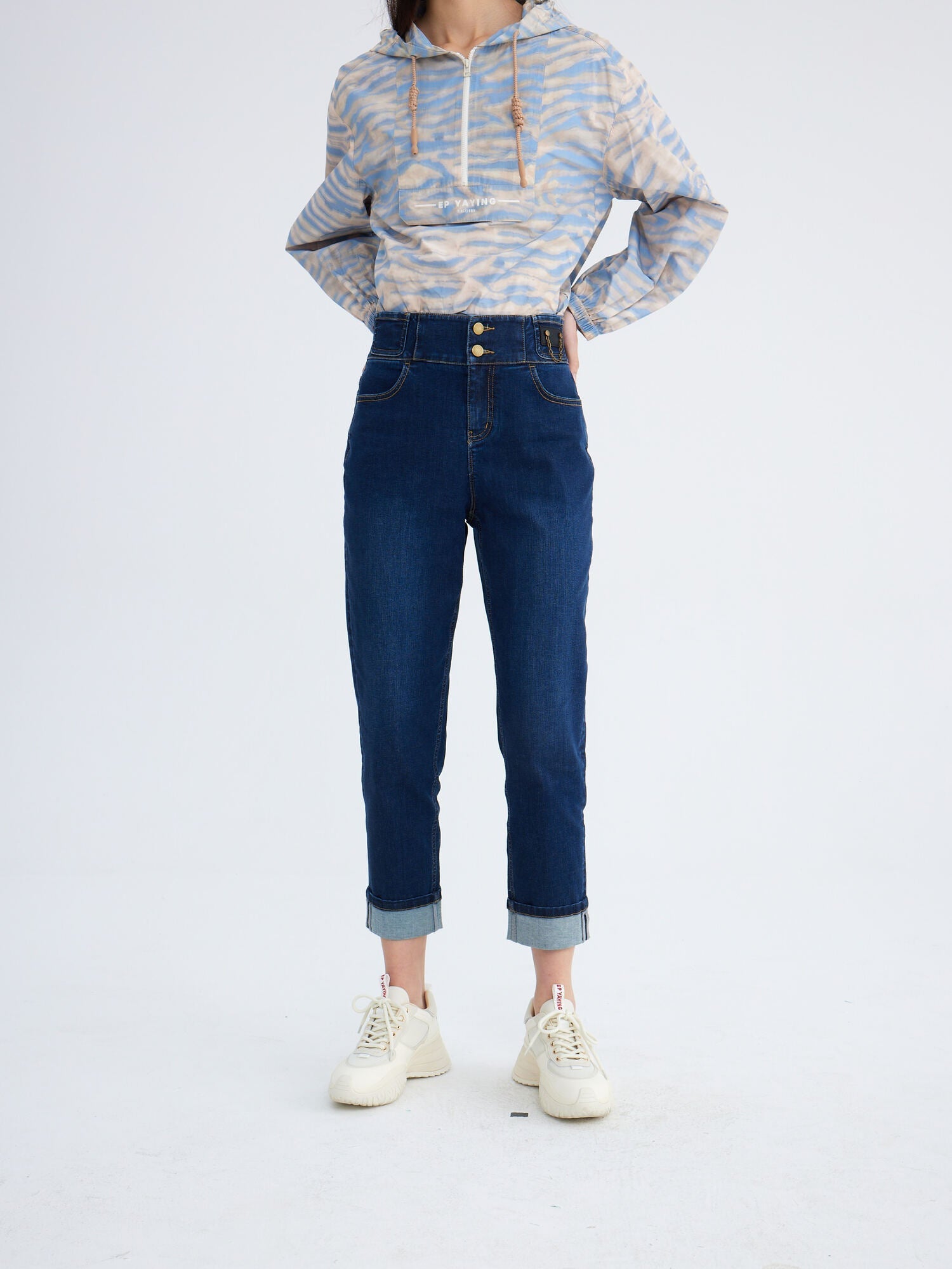Straight Leg Pants | Blue