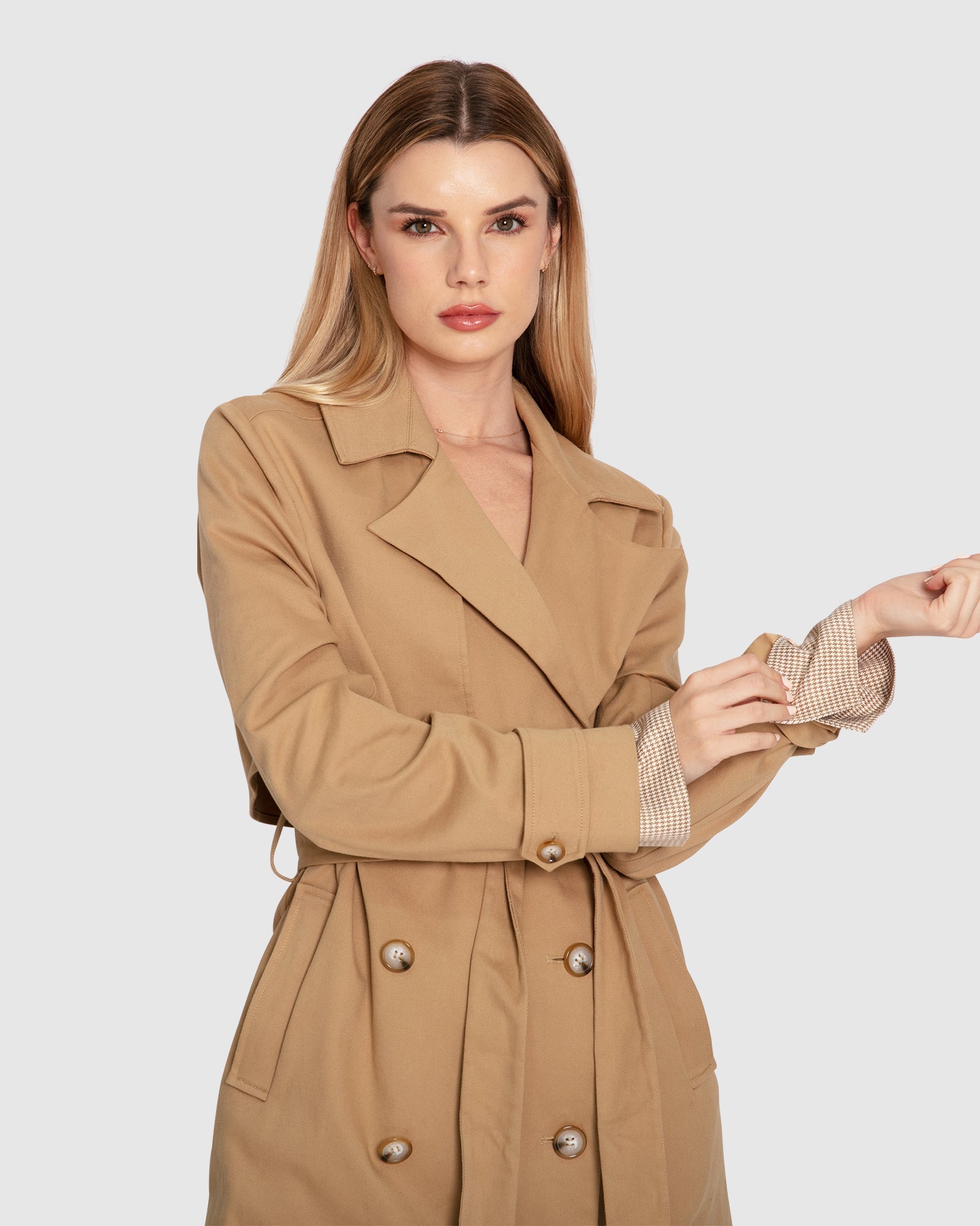Women | Empirical Trench Coat | Khaki