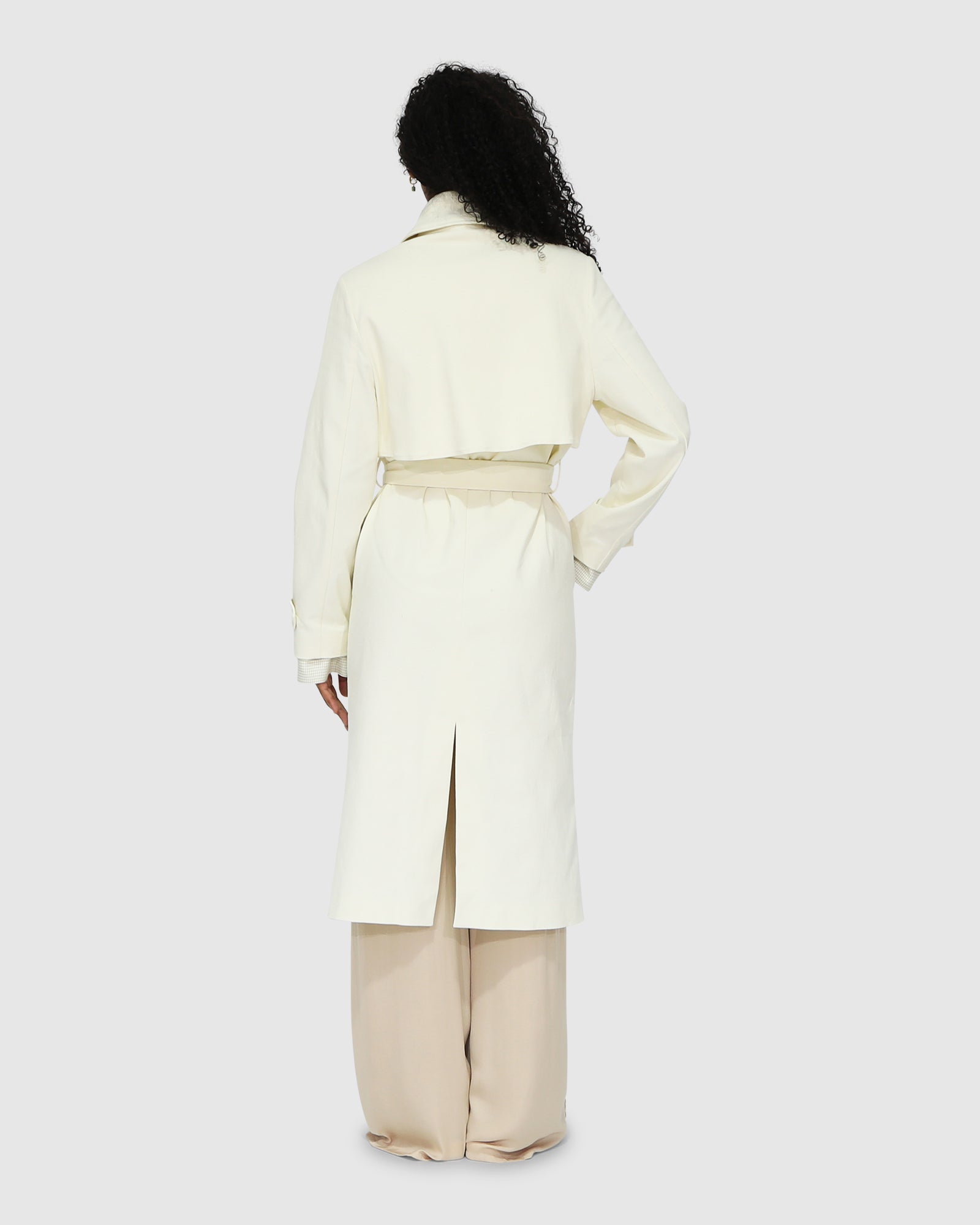 Women | Empirical Trench Coat | Cream