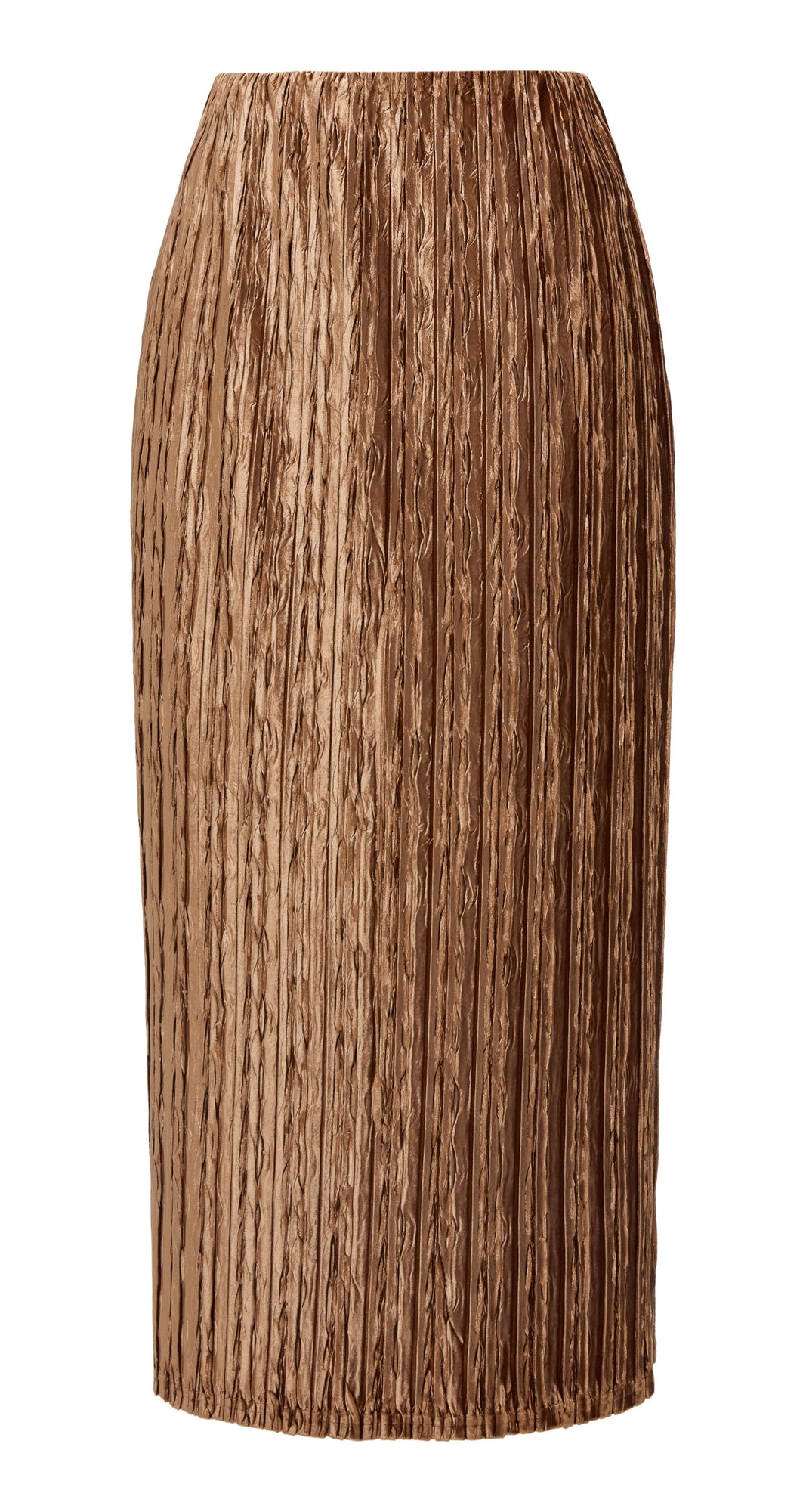 Pleated Skirt | Gold