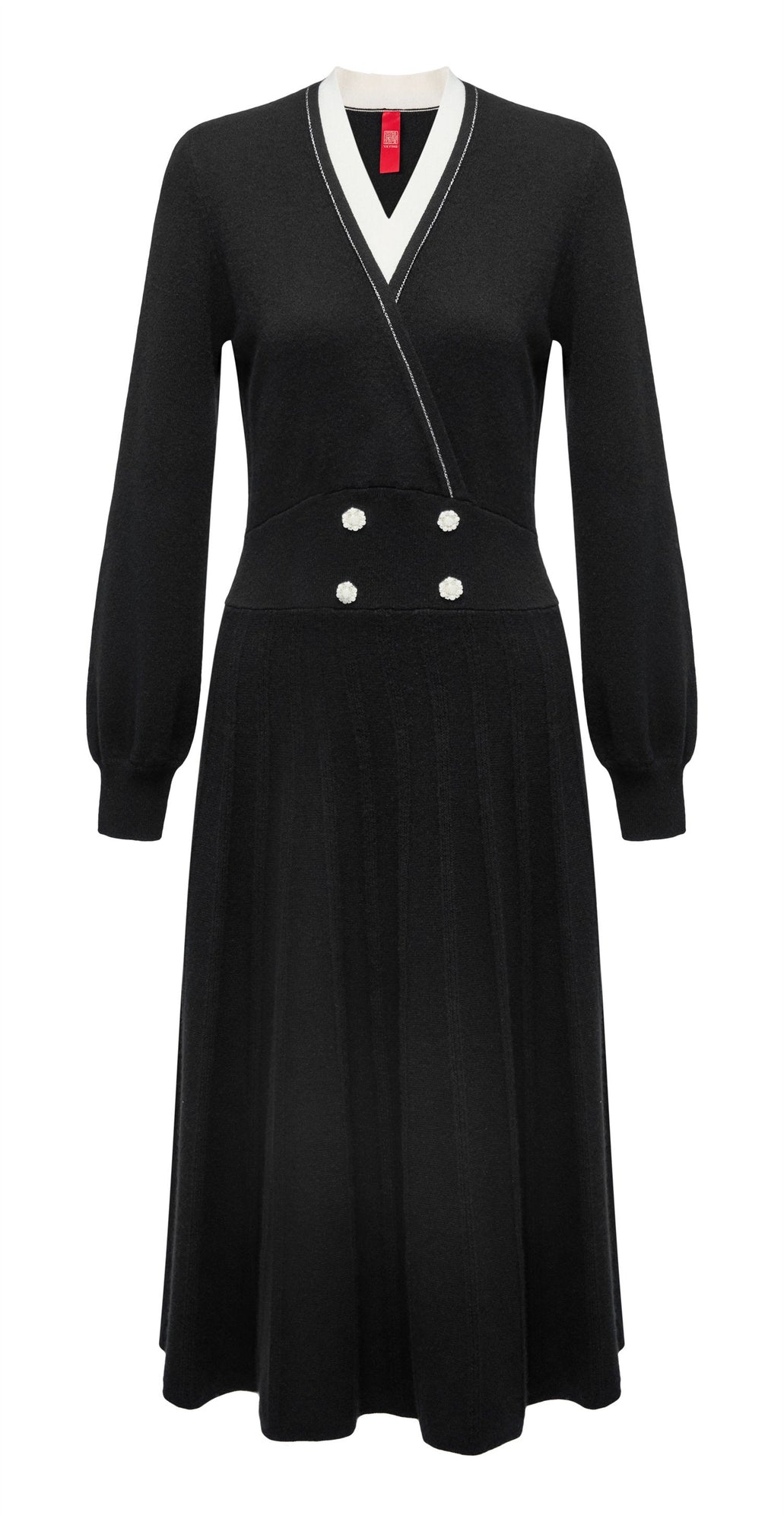 Wool Cashmere Dress | Black