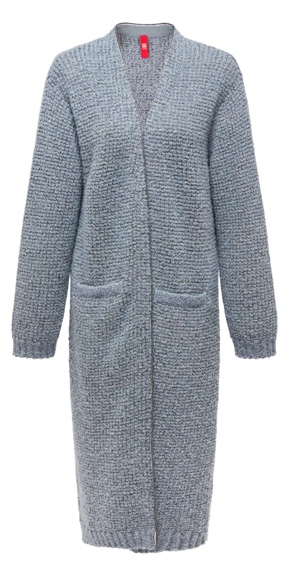 Textured Midi Dress | Grey