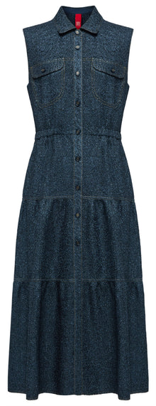 Textured Dress | Navy