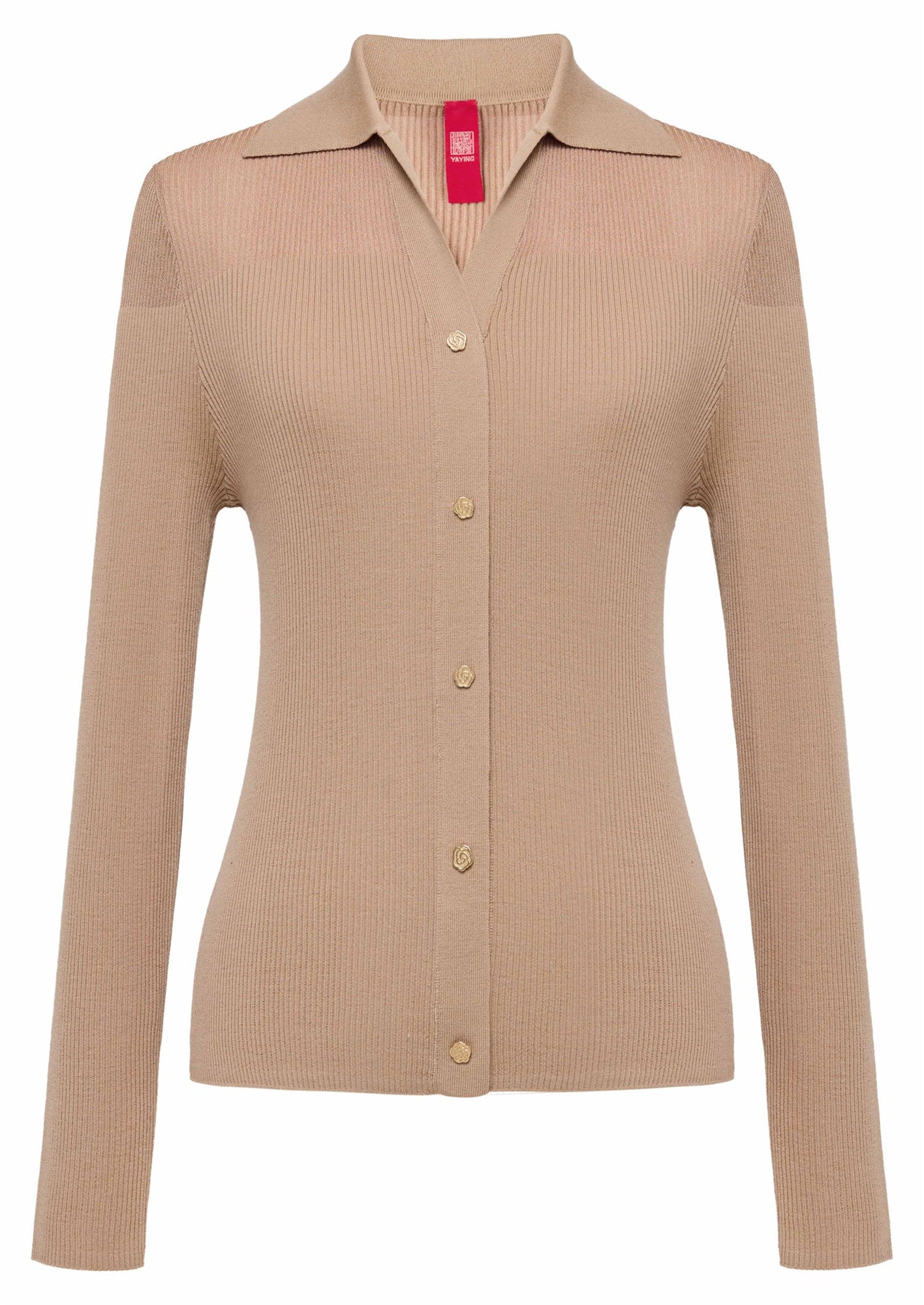 Premium Wool Knit Sweater | Camel