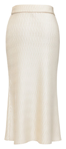 High-Waist Skirt | Beige