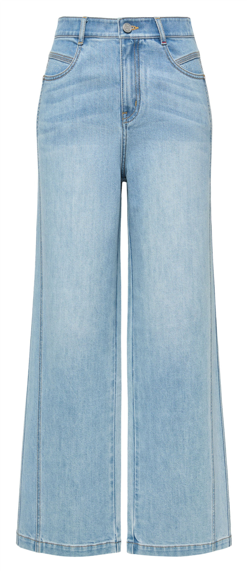 Embroidered Jeans | Blue
