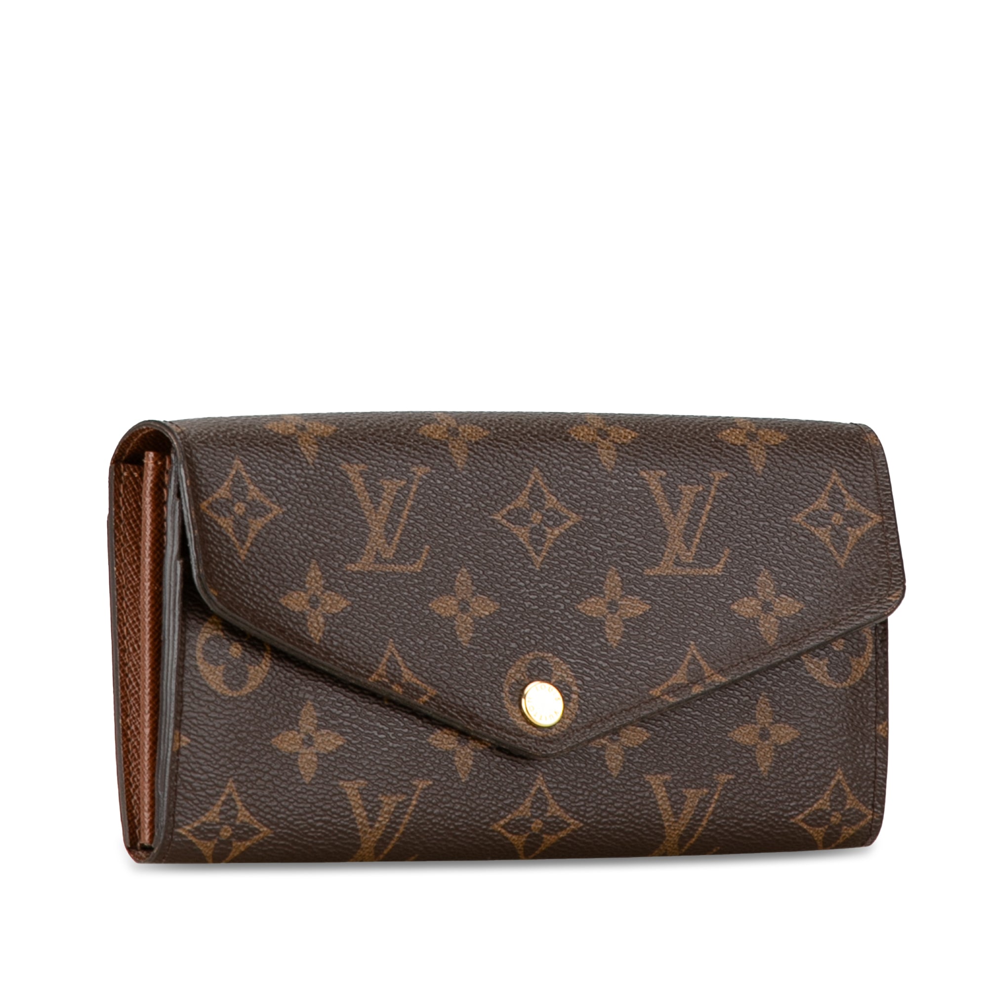 Louis Vuitton Pre-Owned Monogram Portefeuille Sarah Wallet | Women | Brown