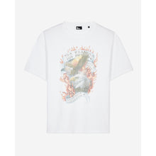 Eagles On Fire Black Serigraphy T-Shirt | Men | Ecru