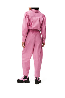 Elasticated Curve Trousers | Cyclamen