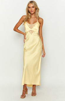 Elery Midi Dress | Light Yellow
