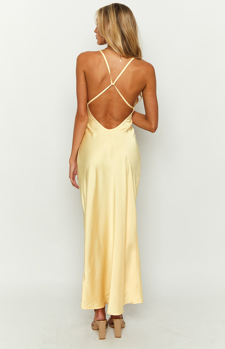 Elery Midi Dress | Light Yellow