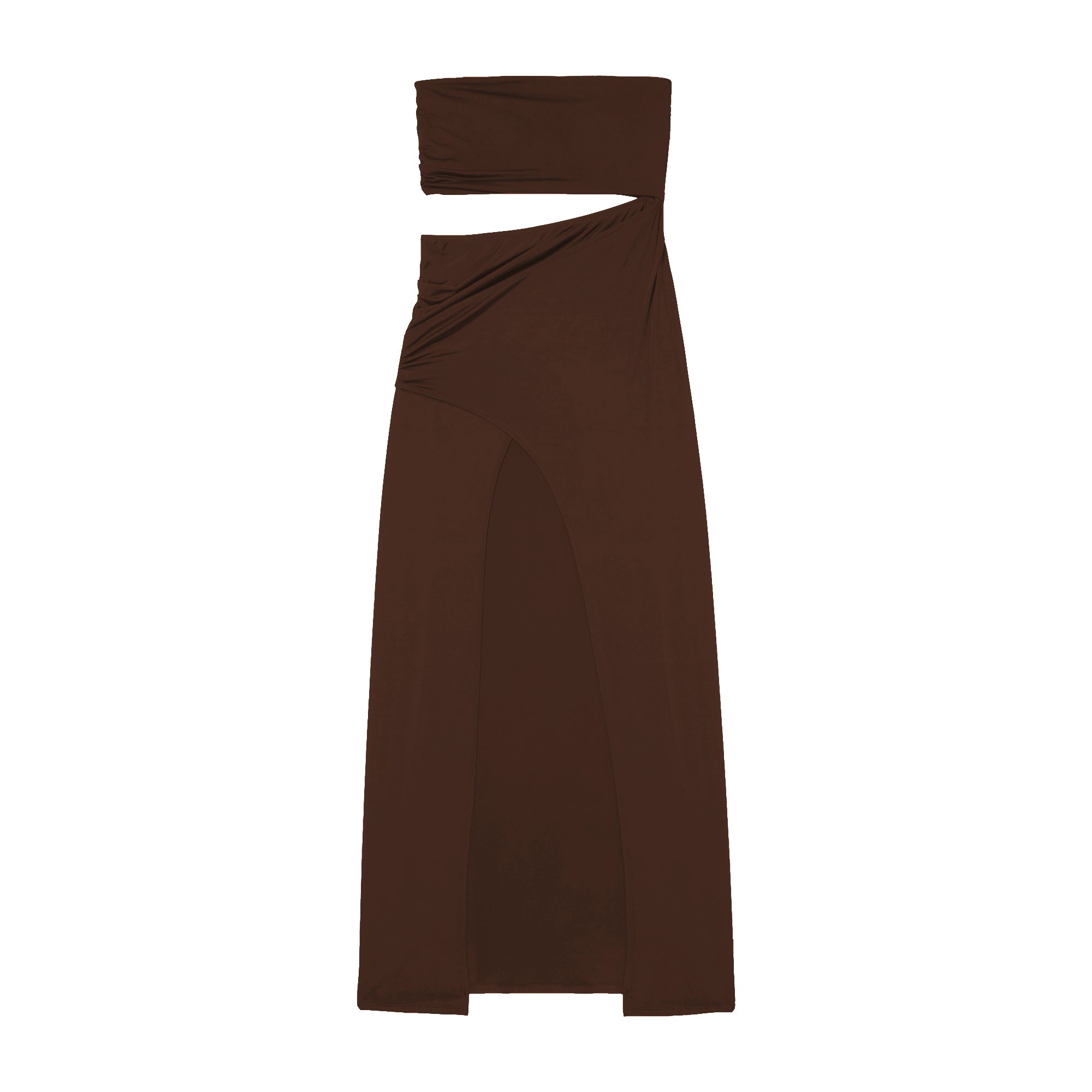 Elina Dress | Mocha Jersey