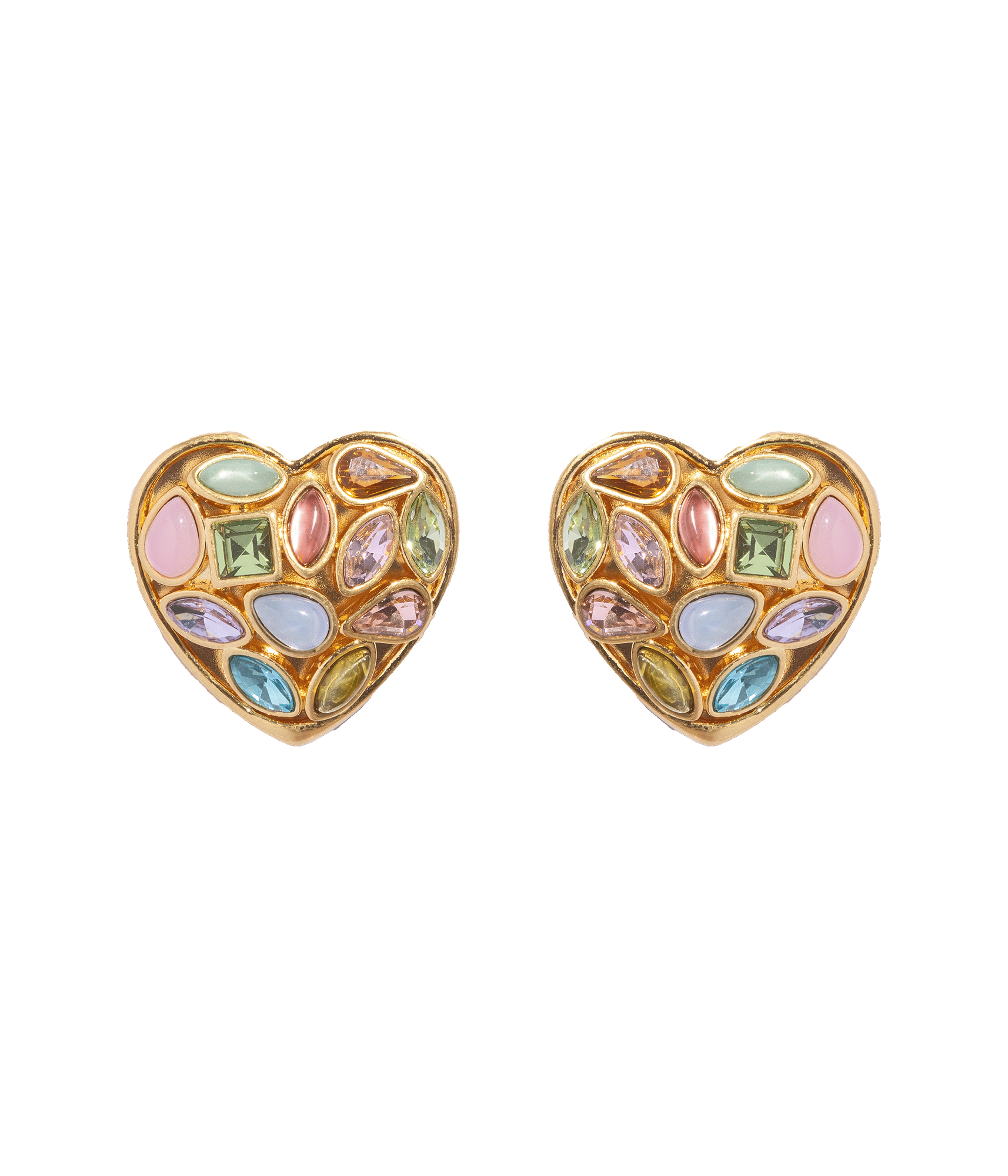Eliza Heart Earrings - Loren Hope