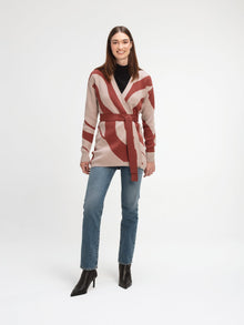 Elma Knit Cardigan | Luze Rust
