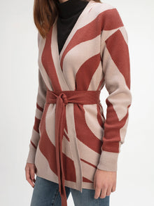 Elma Knit Cardigan | Luze Rust