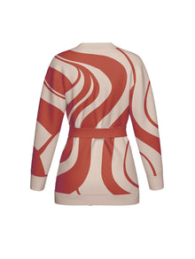 Elma Knit Cardigan | Luze Rust