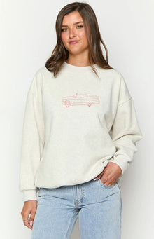 Elodie Crew Neck Sweater | Grey