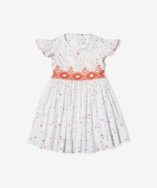 Girls | Betty Dress | White/Multi