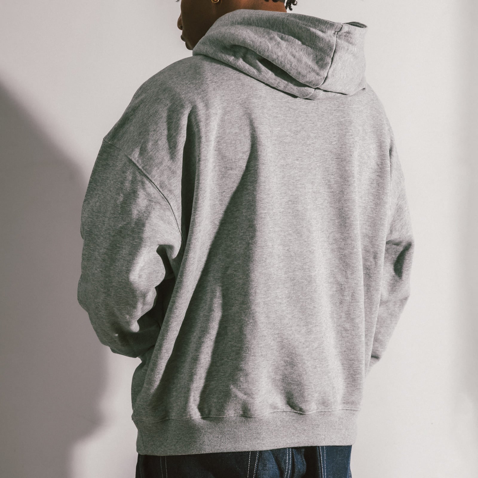 Heather Grey-Everyday-Fleece-Hoodie-Embroidery-Male-1